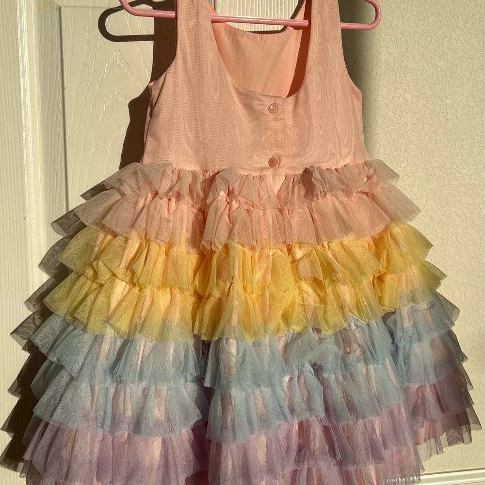 Janie and Jack Soft Pastel Tulle Dress - Picture 4 of 6